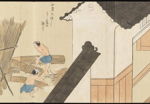 Illustrations of Uji Tea Production