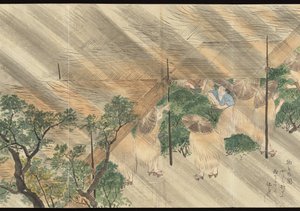 Illustrations of Uji Tea Production by Motonari Sait?