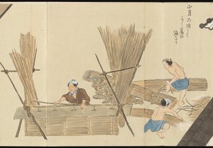 Illustrations of Uji Tea Production