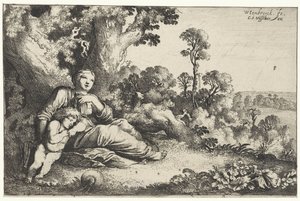 Hagar and Ishmael in the Desert by Moyses van Wtenbrouck