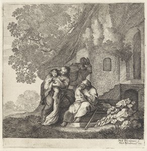 Return of the Holy Family from Egypt by Moyses van Wtenbrouck