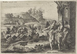 Tobias, Tobit, and the Angel by Moyses van Wtenbrouck