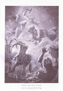 Thor and the Giants by Mårten Eskil Winge
