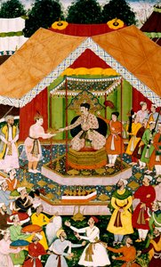 Akbar and Azim Khan at Dipalpur