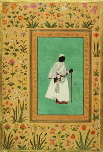 Malik Ambar (1548-1626) of Ahmadnager, c.1605-27 by Mughal School