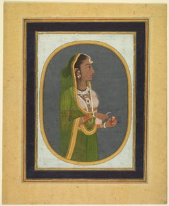Court Lady Pouring Wine, c. 1760 by Muhammad Riza i Hindi