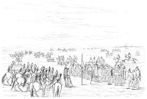 Native American Horse Race