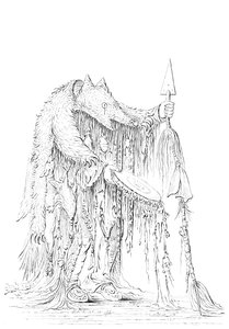 Native American shaman, 1841
