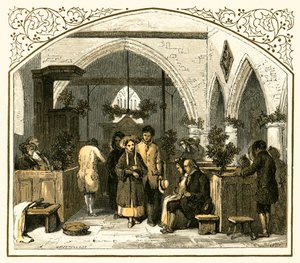Church-Decking at Christmas by Myles Birket Foster
