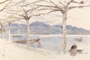 Lago Maggior, Italy by Myles Birket Foster