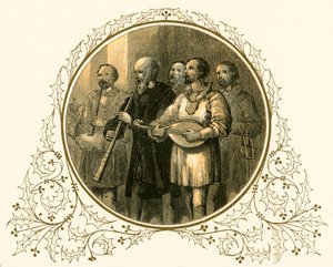 Music at Christmas by Myles Birket Foster