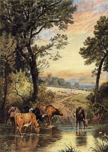 Summer Evening by Myles Birket Foster