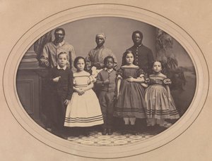 Emancipated Slaves Brought from Louisiana by Colonel George H. Banks, December 1863 by Myron H. Kimball