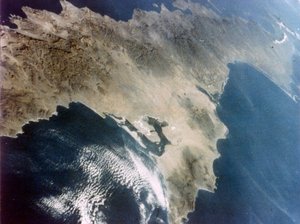 Baja California Seen from Aboard the Second Space Shuttle Flight, November 1981 by NASA Images