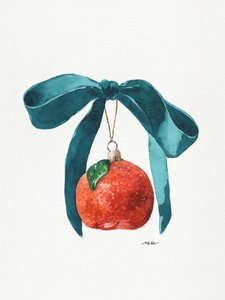 Festive Tangerine Ornament by NKTN