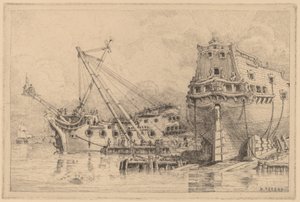 Two Large Ships under Construction