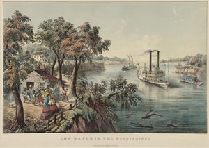 Low Water in the Mississippi, 1868 by Nathaniel Currier