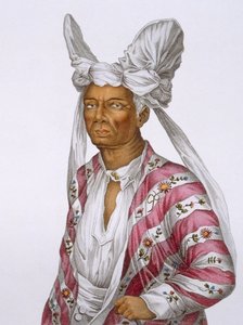 Naba-Leba, Queen of the Island of Solor, Near Timor, Plate 25 from Voyage of Discovery to Australian Lands, Engraved by B. Roger, Pub. 1800-04