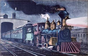 The Night Express by Currier and Ives