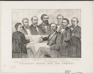 President Hayes and his cabinet, c.1877
