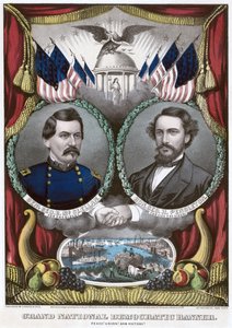 Grand National Democratic Banner. Peace! Union! and Victory!