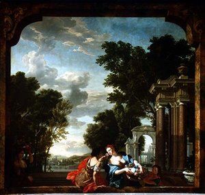 The Five Senses: Smell by N. and Moucheron I. de Verkolje