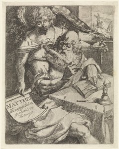 Matthew the Evangelist (title on object) by N. van Til