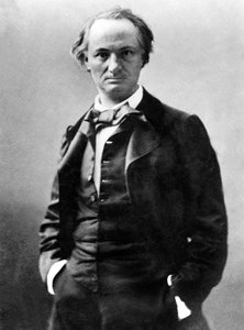 Charles Baudelaire (1821-1867), French Poet, Photo by Felix Nadar c. 1858