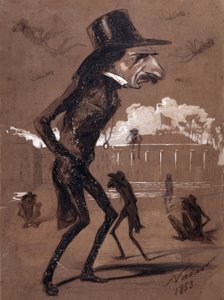 Hippolyte Lucas the man with big legs (Hippolyte Julien Joseph Lucas)