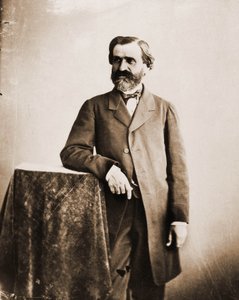Portrait of Giuseppe Verdi, musician 1813-1901 (photo) by Nadar