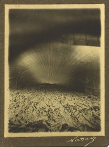Interior of Le Géant Inflating by Nadar