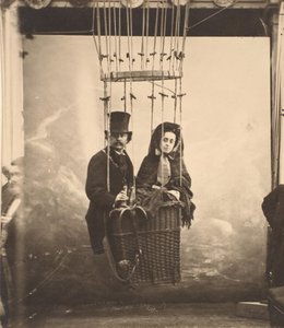 Nadar with His Wife, Ernestine, in a Balloon