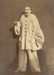 Pierrot Laughing by Nadar