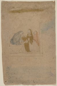 A Lady with Attendants