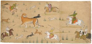 Raja Balwant Dev Singh on a Tiger Hunt