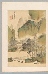 Landscape by Nakabayashi Chikuto
