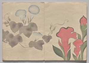Scene from The Kōrin Picture Book (Volume 1) by Nakamura Hochu