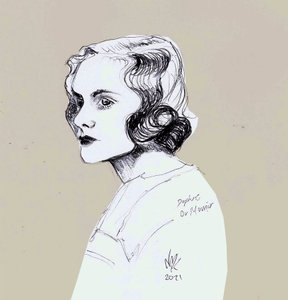 Daphne Du Maurier, 2021 by Nancy Moniz Charalambous
