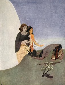 Kirat-Arjuna by Nandalal Bose