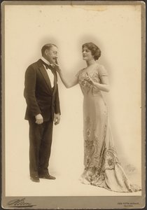 John Drew, Jr. and Woman by Napoleon Sarony