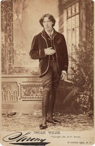Portrait of Oscar Wilde, 1854-1900, 1882 by Napoleon Sarony