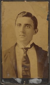 Portrait of an Unidentified Young Man by Napoleon Sarony