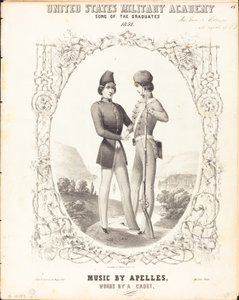 United States Military Academy, Song of the Graduates by Napoleon Sarony, after James McNeill Whistler