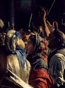 Ludovico Manin and Nicolo Tommaseo Liberated (detail) by Napoleone Mani