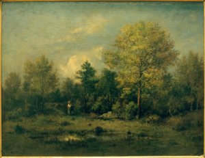 Landscape with Pond in the Forest