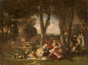 Fete Champetre by Narcisse Virgile Diaz de la Peña