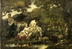 Idyll by Narcisse Virgile Diaz de la Peña
