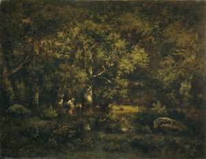 The Forest of Fontainebleau by Narcisse Virgile Diaz de la Peña