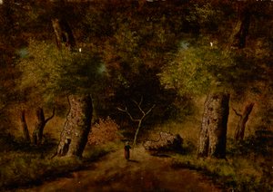 Landscape by Narcisse Virgile Diaz de la Peña