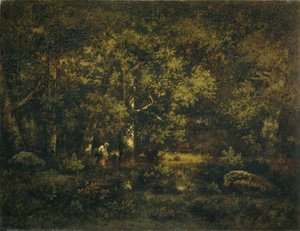 The Forest of Fontainebleau by Narcisse Virgile Diaz de la Pena